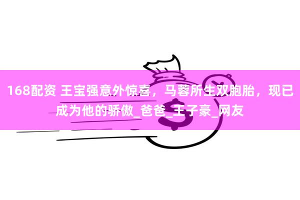 168配资 王宝强意外惊喜，马蓉所生双胞胎，现已成为他的骄傲_爸爸_王子豪_网友